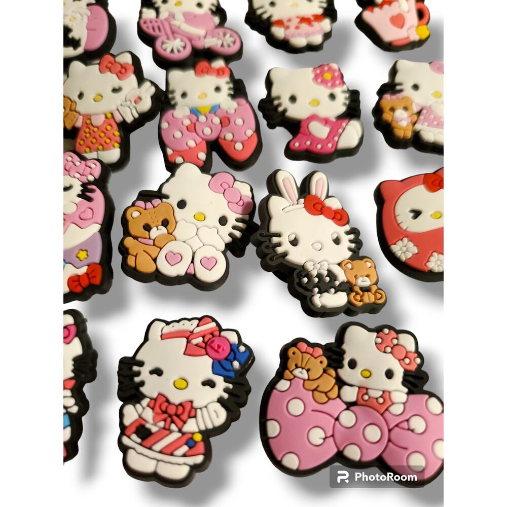 23 pc Hello Kitty Shoe Charms | Shoe Accessories - Picture 2 of 5